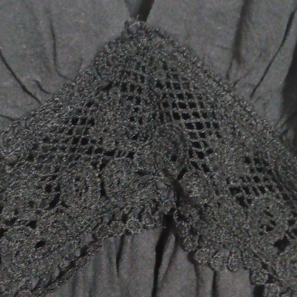 Shein Black Tiered Spaghetti Strap Mini Dress Size XS - Picture 2 of 3